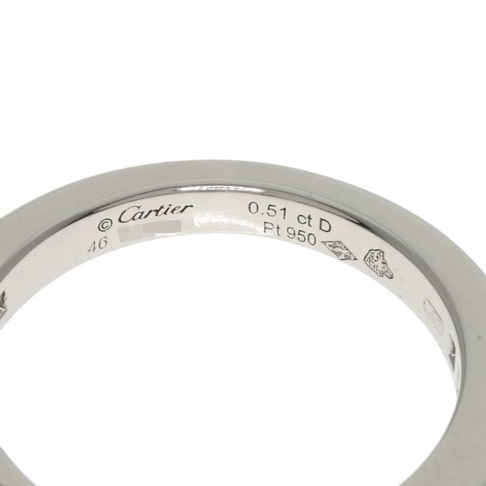 CARTIER Authentic Silver Diamond Ring #46 - Picture 5 of 9